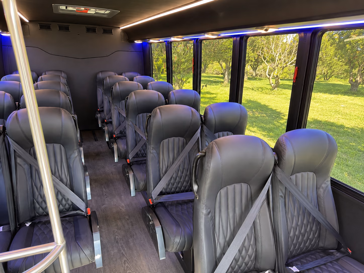 post reception bus rentals for rides home after the celebration