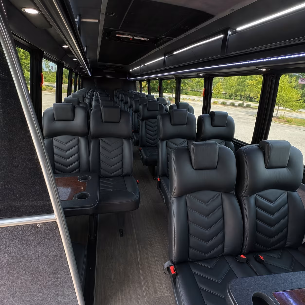 vallejo 28 passenger minibus inside
