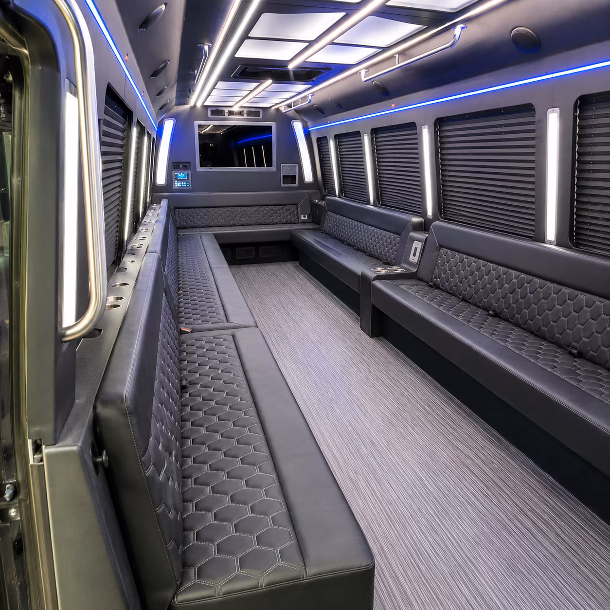 vallejo 40 passenger party bus interior