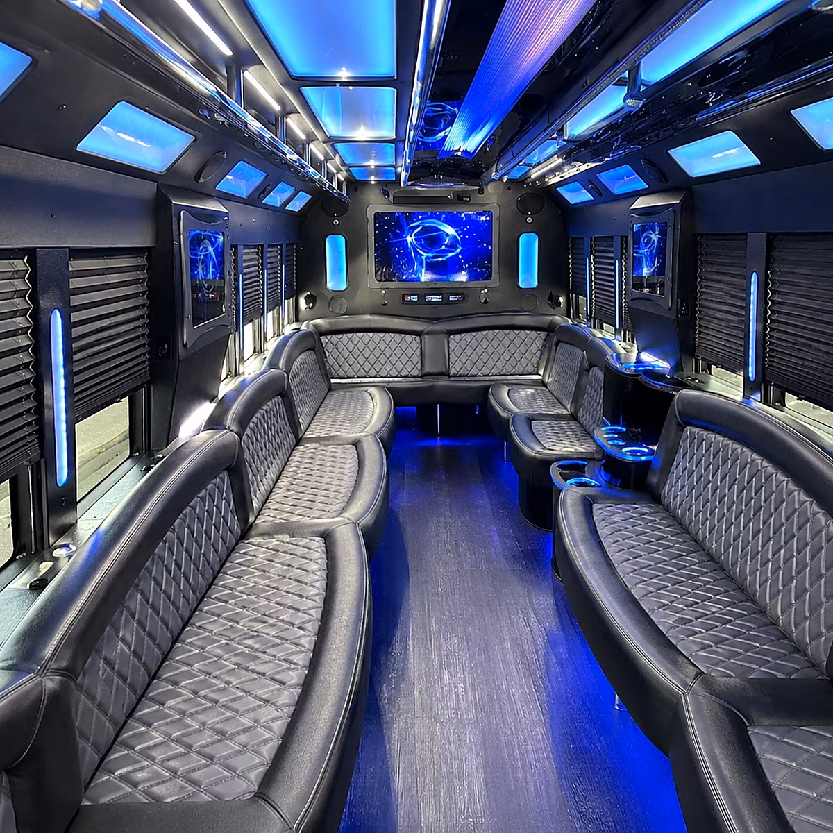 vallejo 50 passenger party bus interior