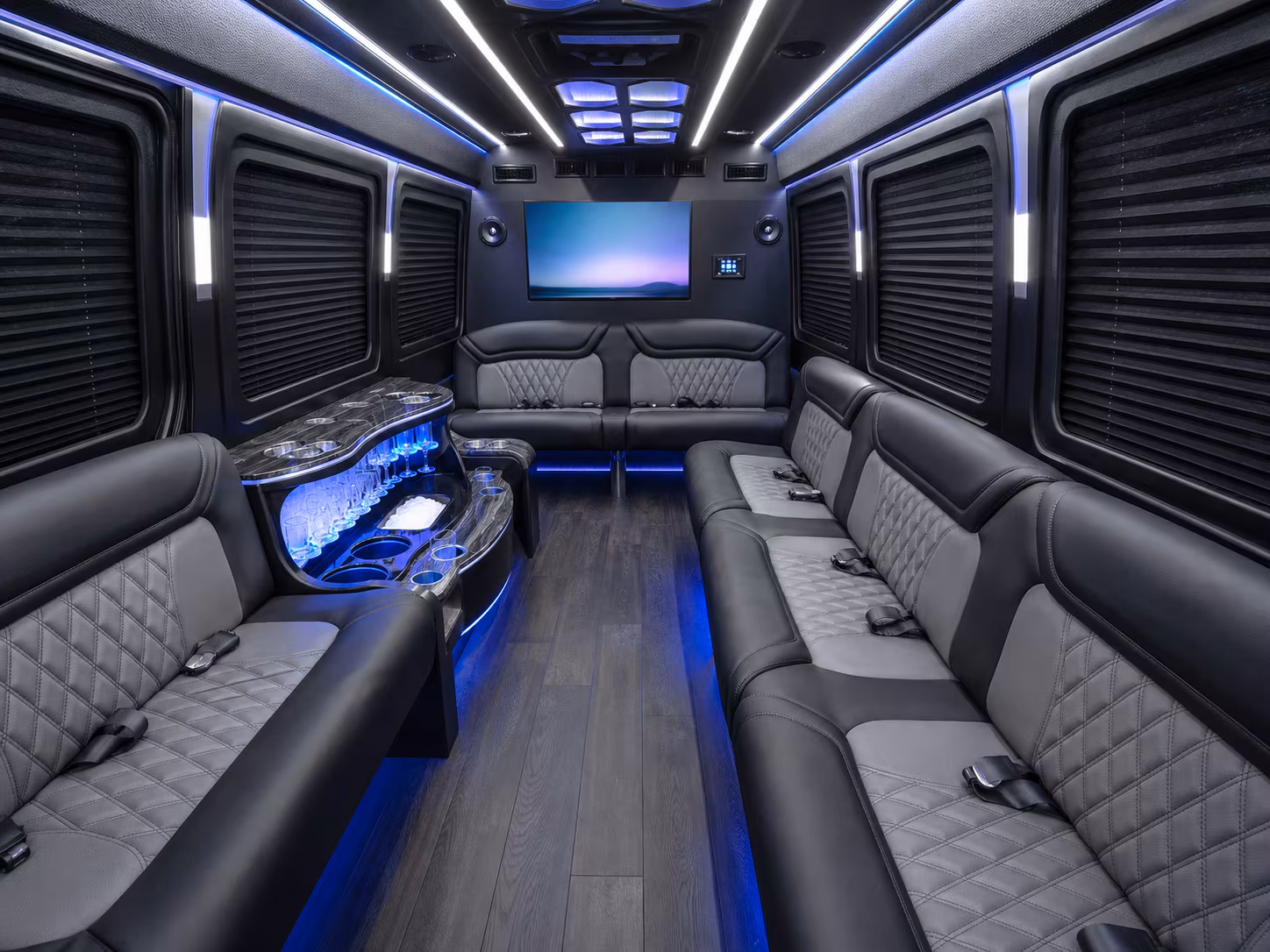 vallejo sprinter limousine interior